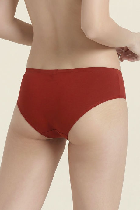 Zivame Anti-Microbial Low Rise Full Coverage Hipster Panty (Pack of 3) - Multicolor — image 7